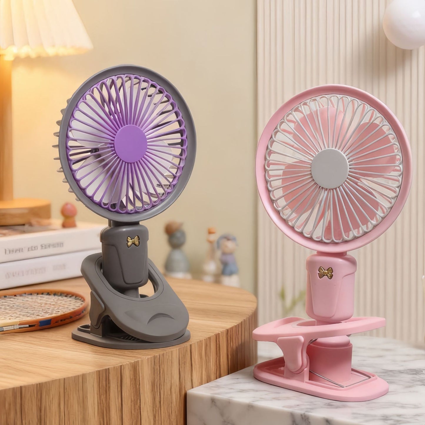 Damen Tragbarer Tischventilator mit flexiblem Neigungswinkel und kraftvollem Luftstrom Karnz