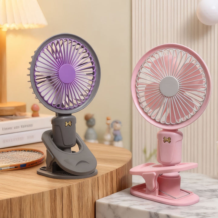 Damen Tragbarer Tischventilator mit flexiblem Neigungswinkel und kraftvollem Luftstrom Karnz