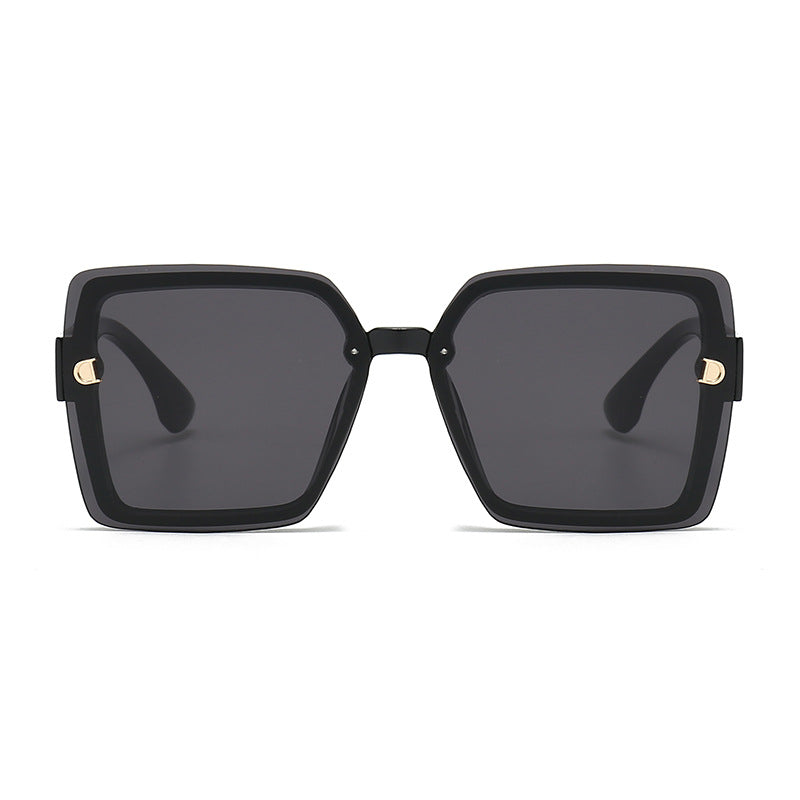 Damen modische quadratische Sonnenbrille mit robustem Rahmen und UV-Schutz Karnz