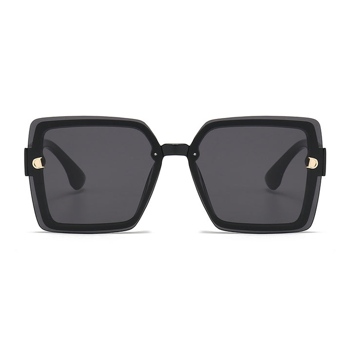 Damen modische quadratische Sonnenbrille mit robustem Rahmen und UV-Schutz Karnz