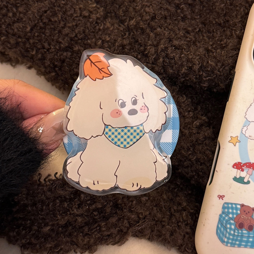 Niedlicher Hunde Smartphone Halter Karnz