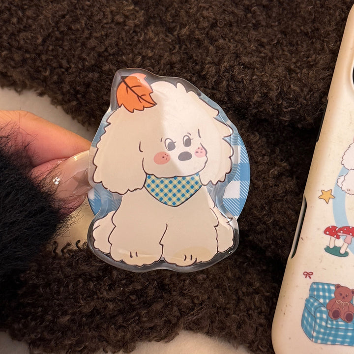 Niedlicher Hunde Smartphone Halter Karnz