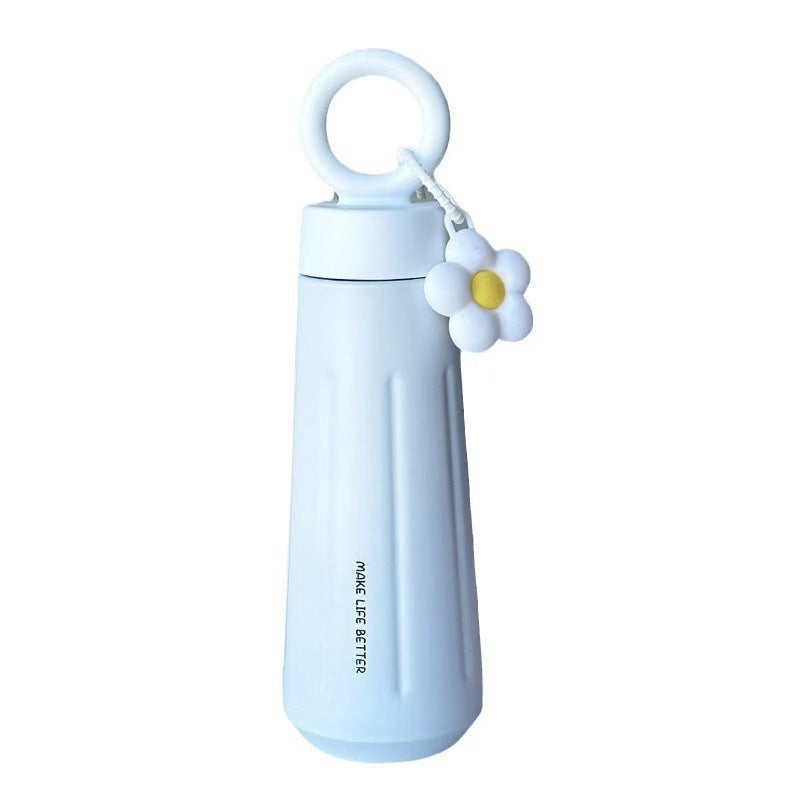 Damen stilvolle Wasserflasche mit praktischem Tragegriff Karnz