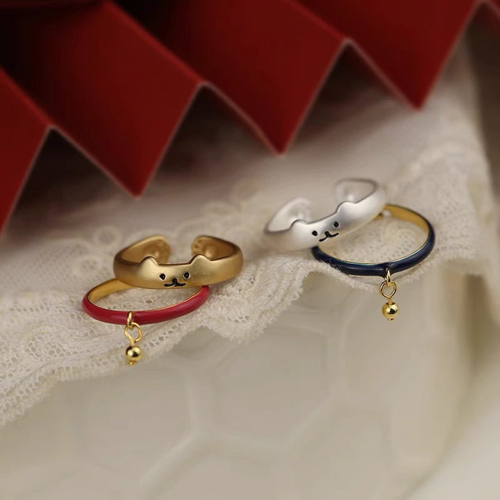 Süßes Tierpfoten-Ring-Set Karnz