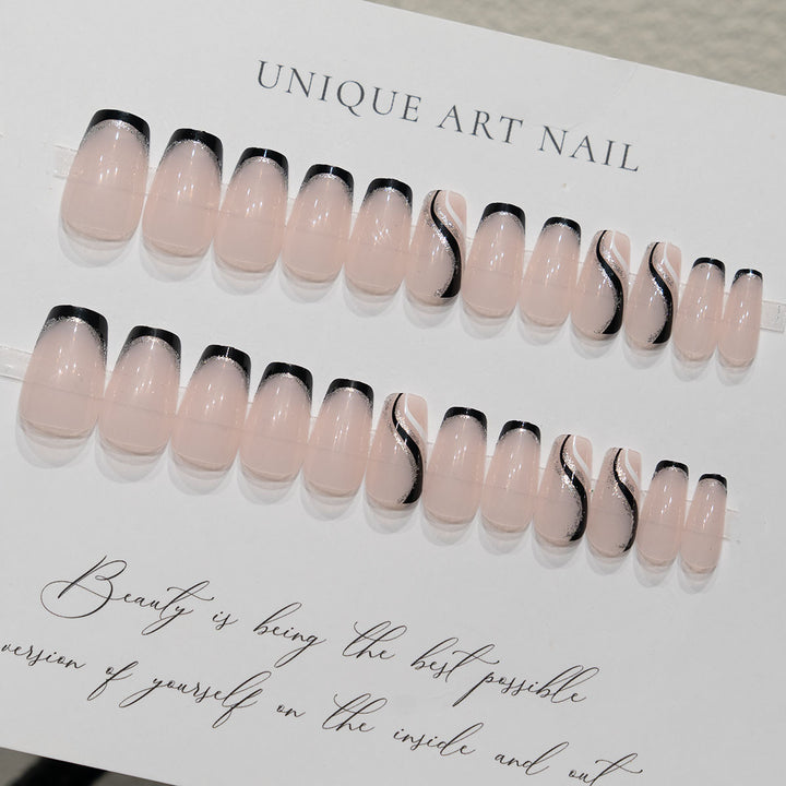 Chic Glitzerndes Nagelkunst-Set