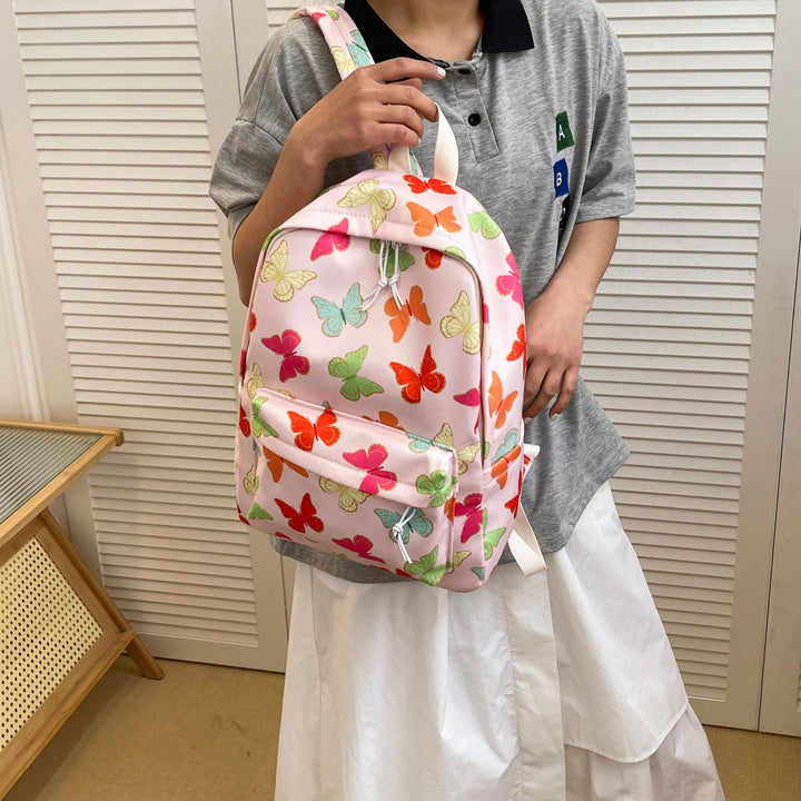 Lebhafte Schmetterlingsmuster-Rucksack Karnz