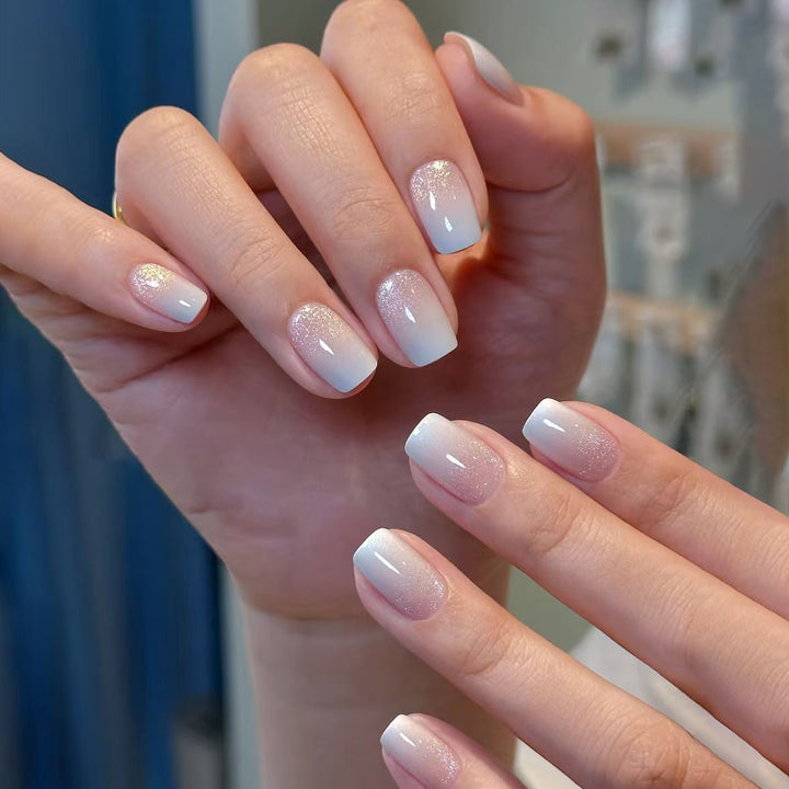 Glitzerndes Ombre Nagelkunst Set