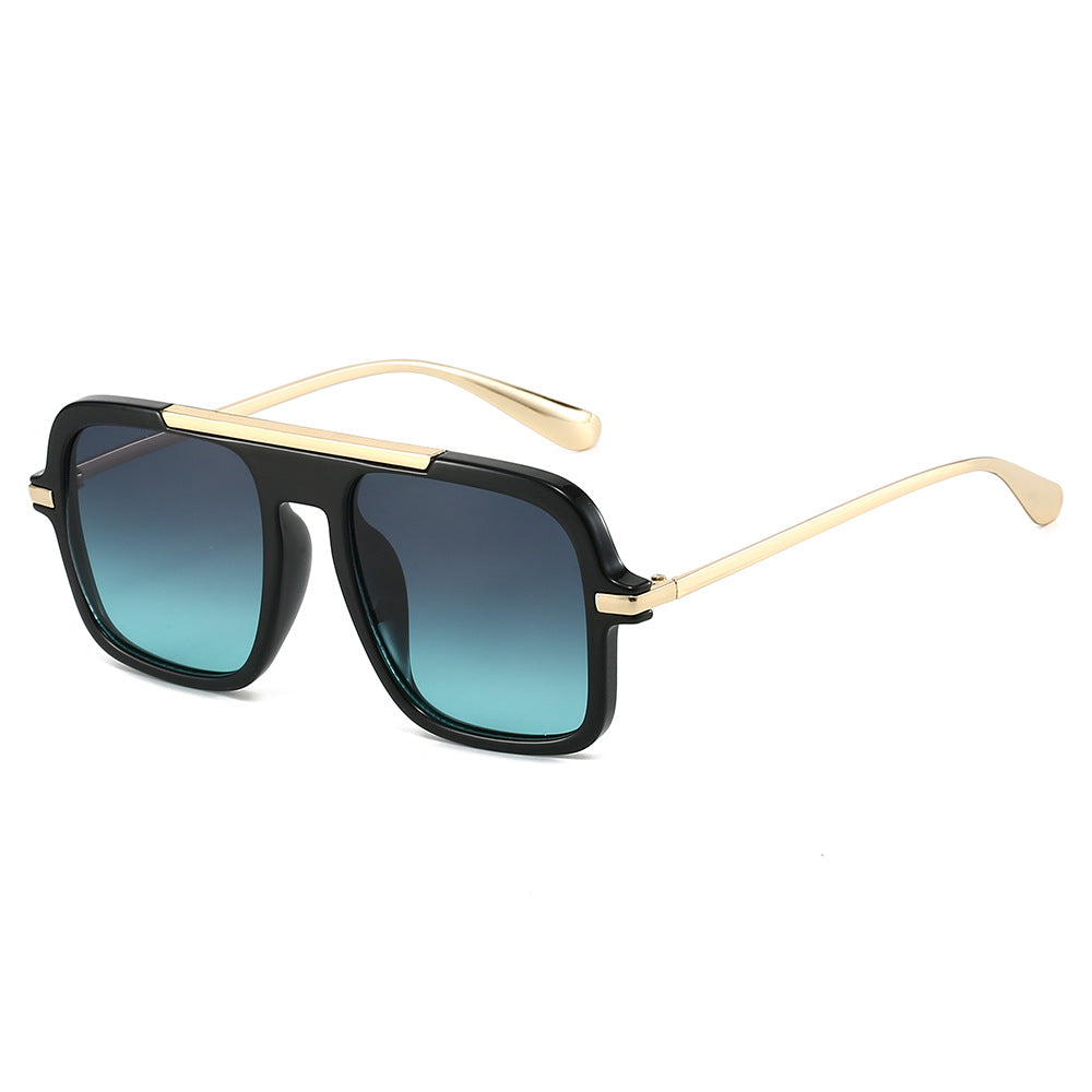 Damen modische Sonnenbrille mit angesagtem quadratischem Rahmen Karnz