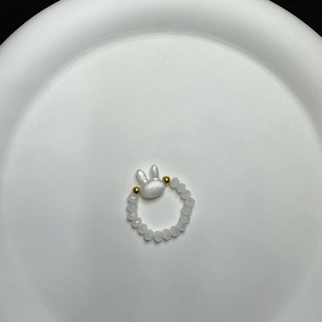 Süßes Kaninchen Charme Perlenarmband Karnz