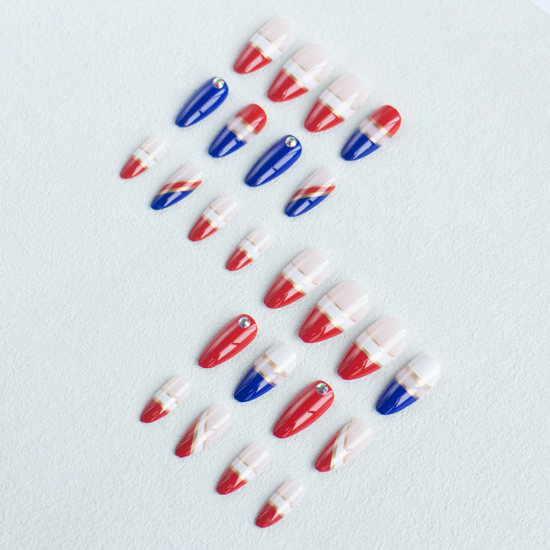 Glamouröses Stiletto Nagelkunstset