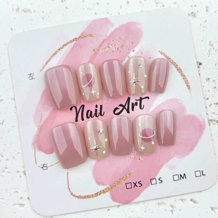 Künstlerische Designs Press-On Nagelset