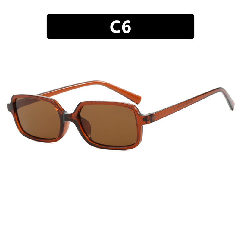 Damen quadratische Sonnenbrille mit einzigartigem, extravaganten Design und UV-Schutz Karnz