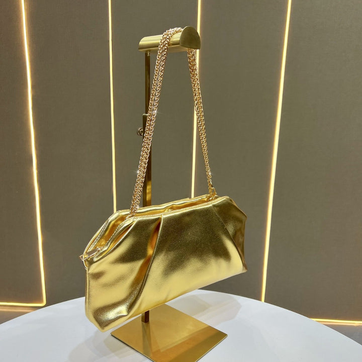 Stylische Metallische Abendhandtasche