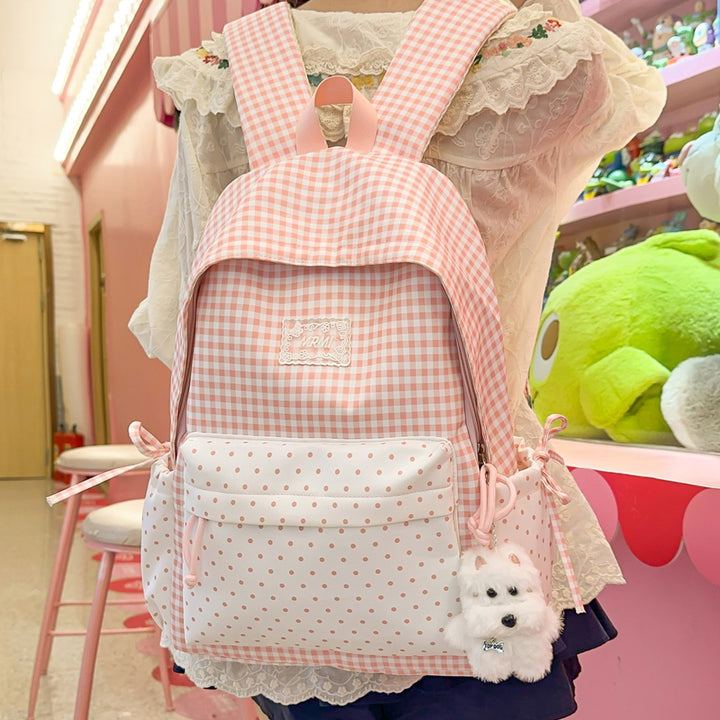 Chic Plaid Rucksack Karnz