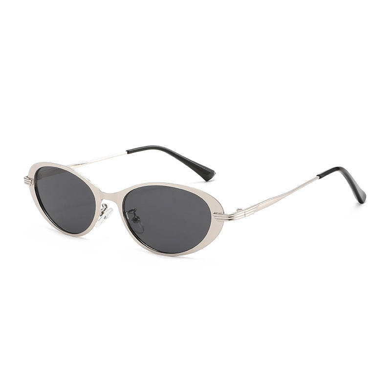 Zeitgenössische ovale Rahmen-Sonnenbrille Karnz