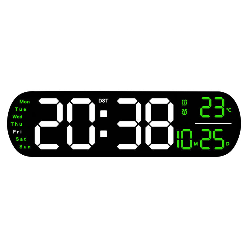 Digitaler LED-Wecker mit großem Display und Temperaturanzeige Karnz