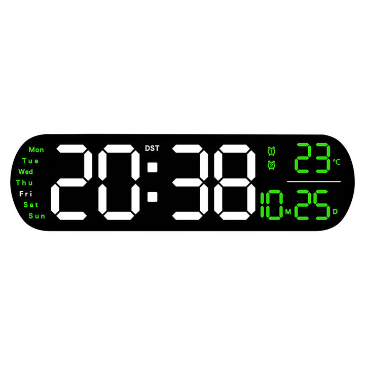 Digitaler LED-Wecker mit großem Display und Temperaturanzeige Karnz