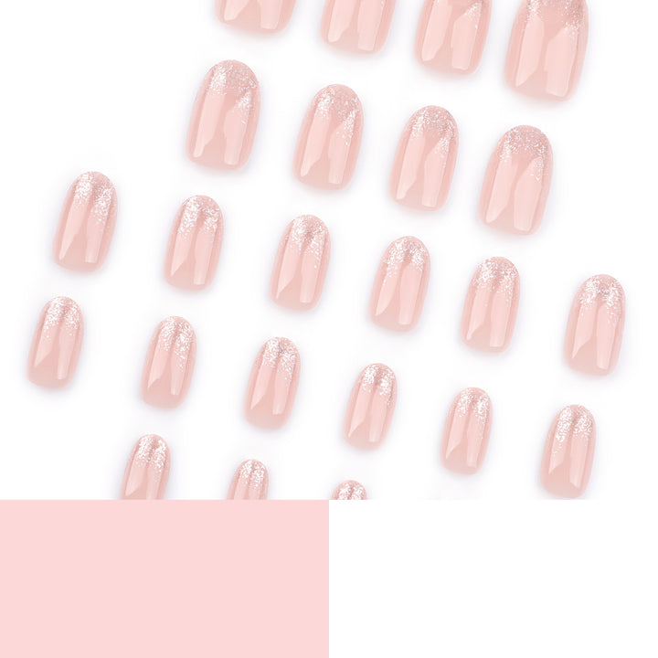 Glitzernde Nagelverlängerungen mit elegantem Farbverlauf Karnz