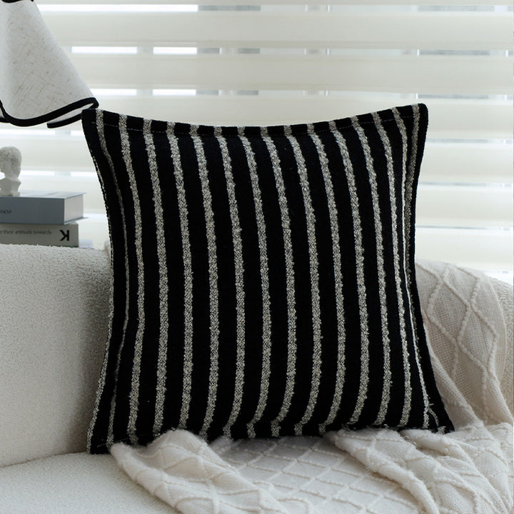 Rechteckiges Zierkissen mit Bouclé‑Tweed‑Struktur Karnz