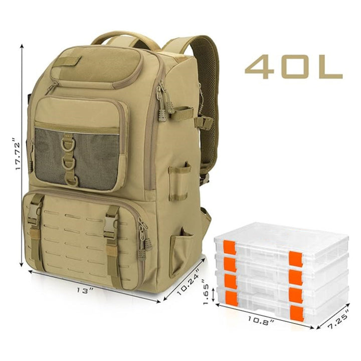 Taktische Angel-Rucksack Karnz