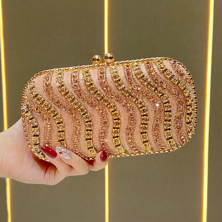 Luxuriöse bestickte Abendclutch