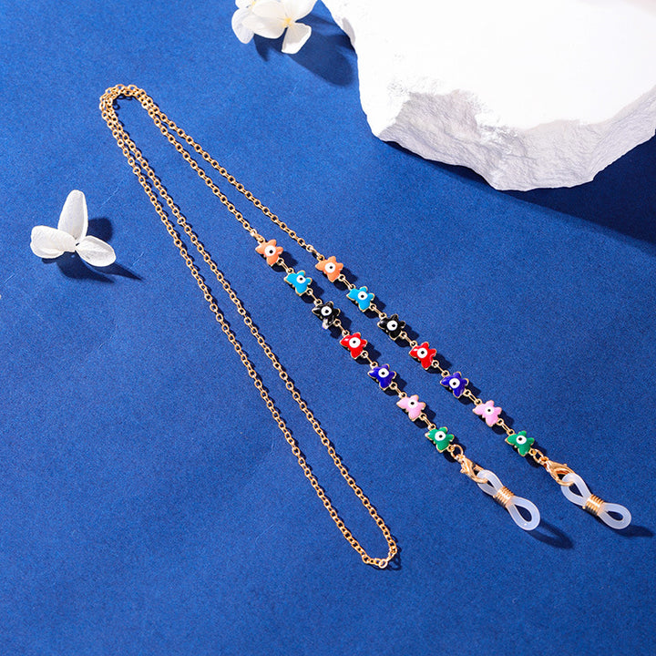 Dekorative Multi-Color Brillen Kette Karnz