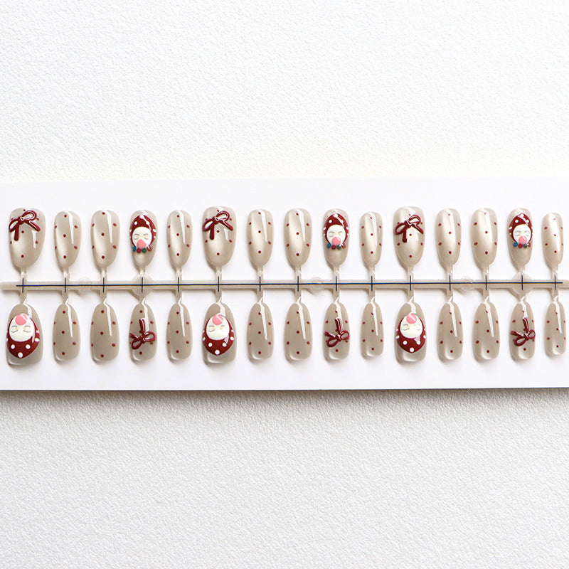 Festliches Thema Press-On Nagelschmuck Karnz