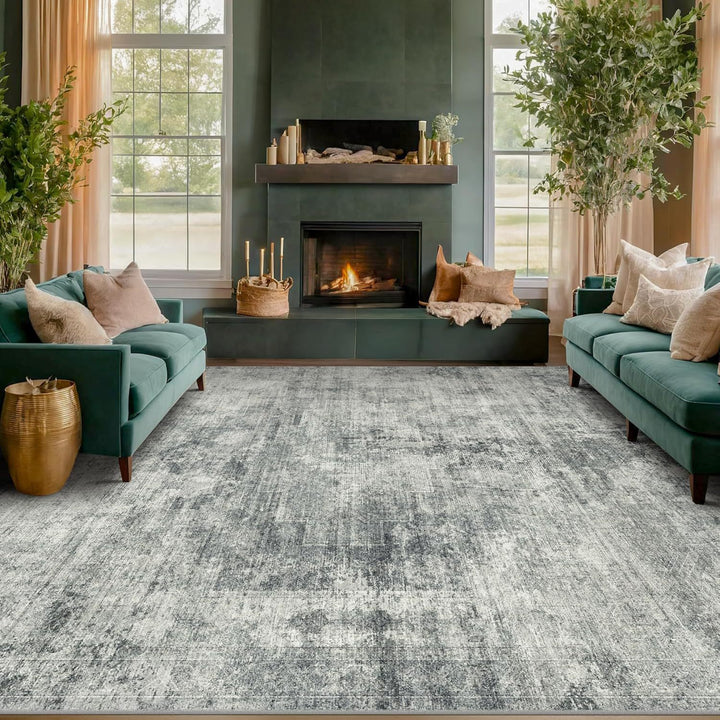 Eleganter, Vintage-inspirierter Teppich