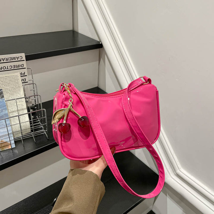 WoGlossy Texturiertes Handheld Crossbody Bag Karnz