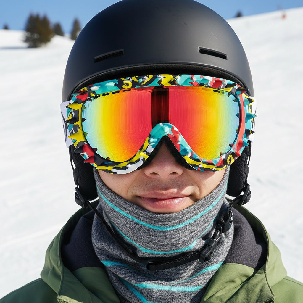 Damen Sportliche Skibrille Karnz