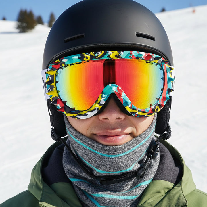 Damen Sportliche Skibrille Karnz