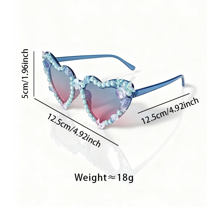 Dekorative Katzenauge-Sonnenbrille Karnz