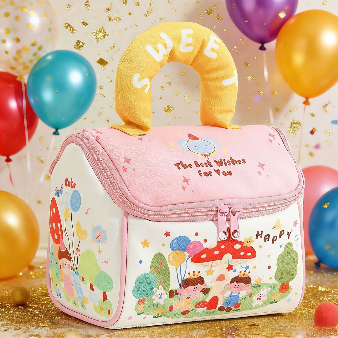 Niedliche Themenisolierte Lunch Tasche
