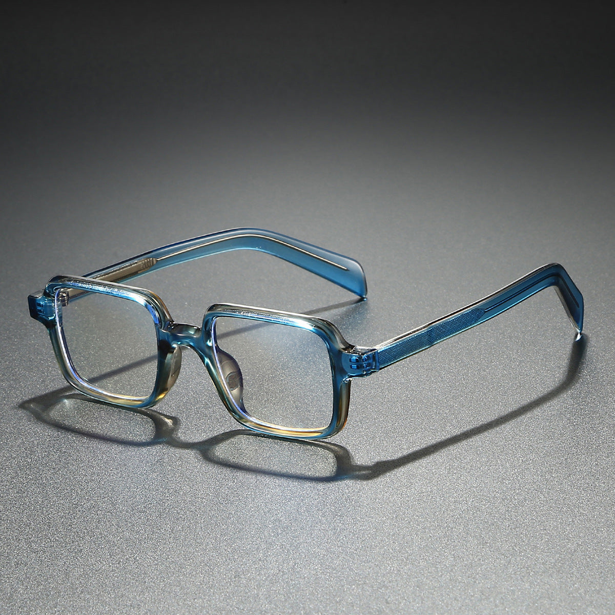 Damen modische Sonnenbrille im eleganten Quadratdesign mit breiten Bügeln Karnz