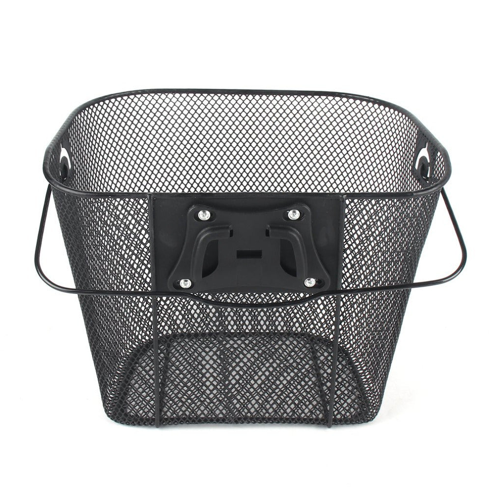 Vorderer Schnellverschluss-Mesh-Fahrradkorb mit verriegelbarer Lenkerhalterung Karnz