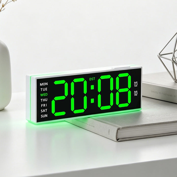 Digitaler Tischwecker mit Großem Led-Display und Dualer Alarmfunktion Karnz