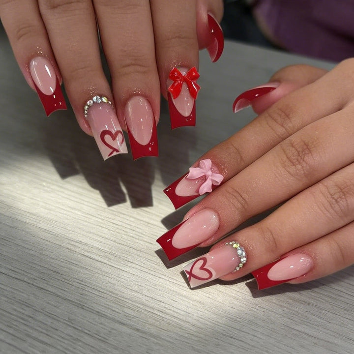 Stylisches langlebiges Press-On-Nagelset