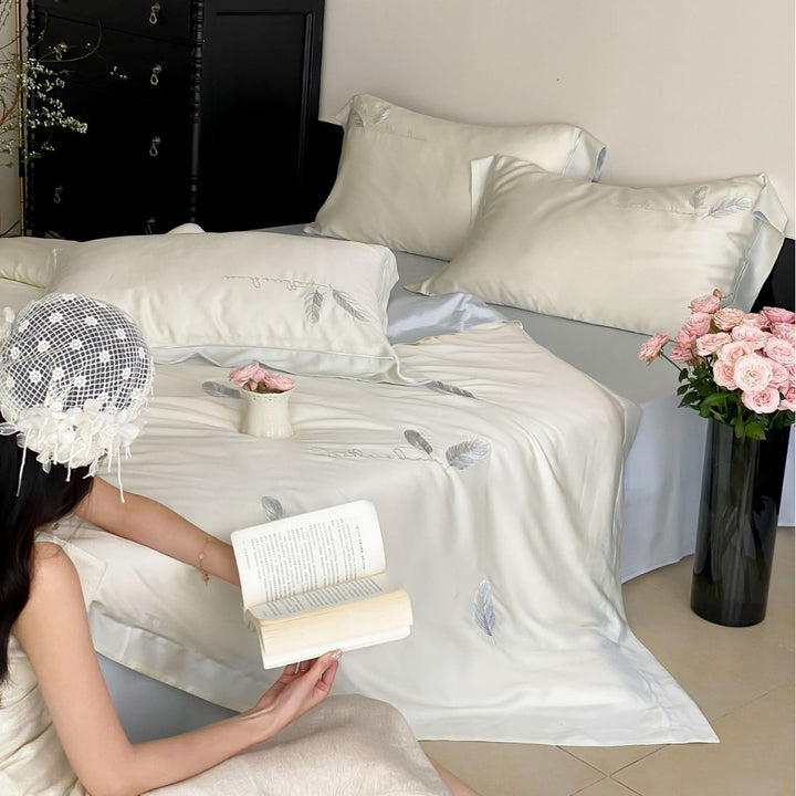 Luxus Satin Bettwäsche Set