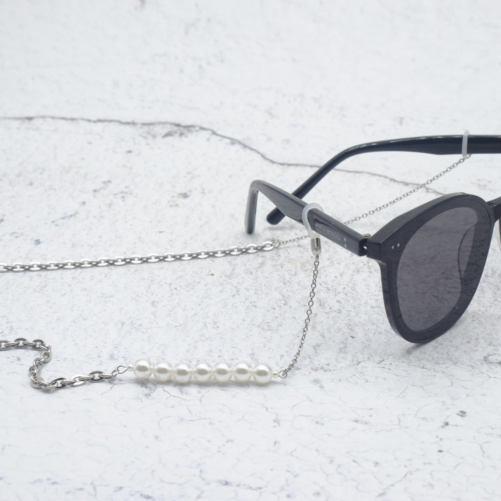 Elegante Perlenbead-Brillenhalterkette Karnz