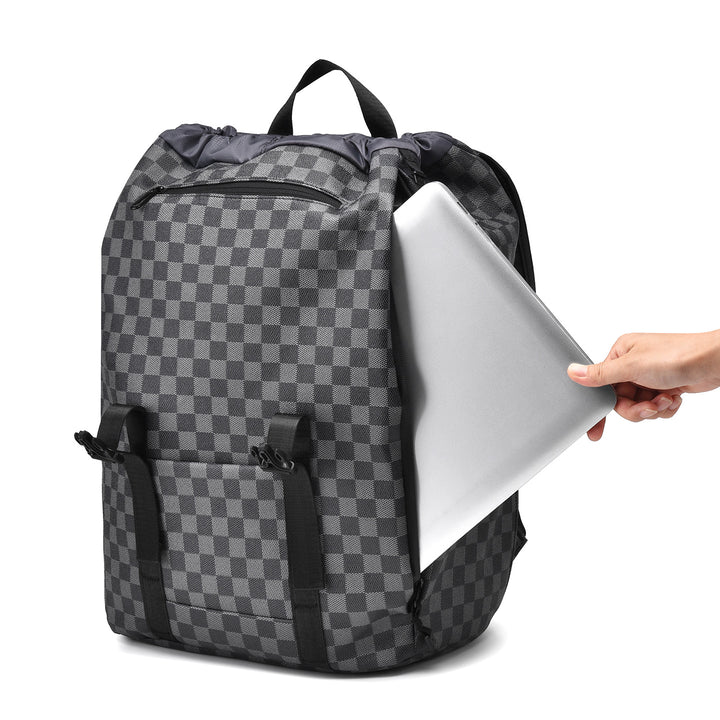 Modernes Schachbrettmuster Rucksack