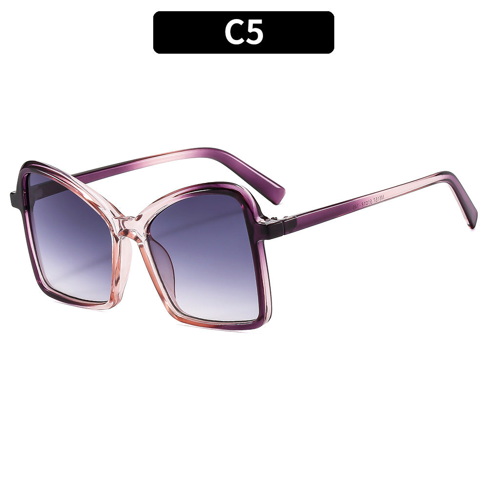Schicke Übergroße Quadratische Sonnenbrille 1787663588