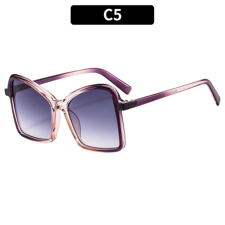 Schicke Übergroße Quadratische Sonnenbrille 1787663588