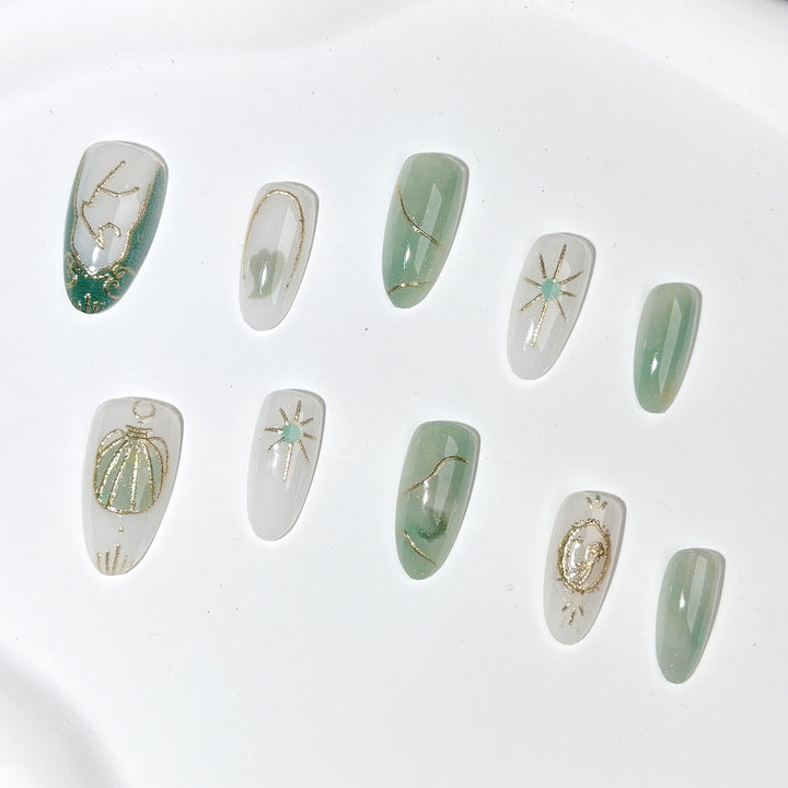 Dekoratives Press-On Nagelkunstset 1790745388