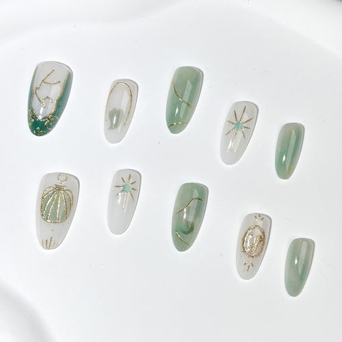 Dekoratives Press-On Nagelkunstset 1790745388