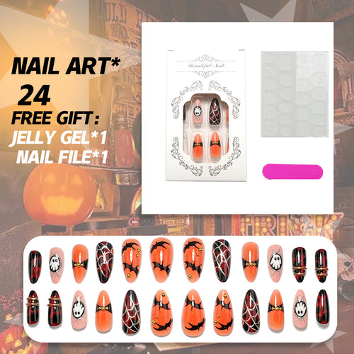 Halloween-Themen Press-On-Nagelkollektion