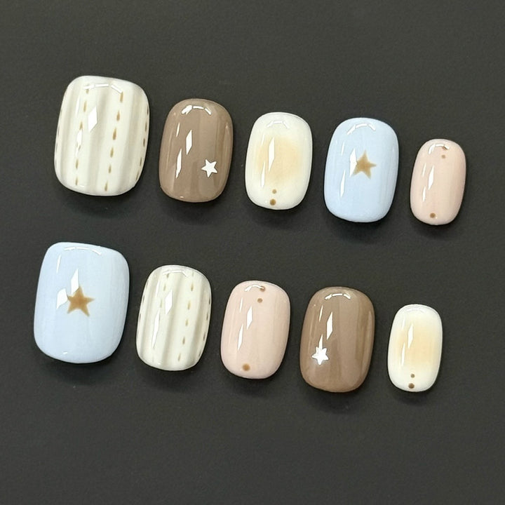 Dekoratives Press-On Nagelkunst-Set 1790745331
