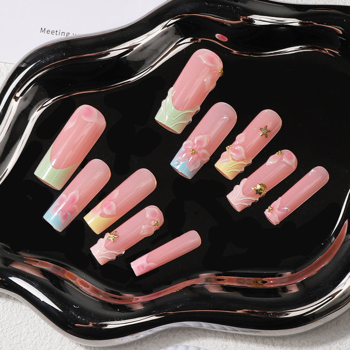 Floral Artisan Press-On Nail Set Karnz