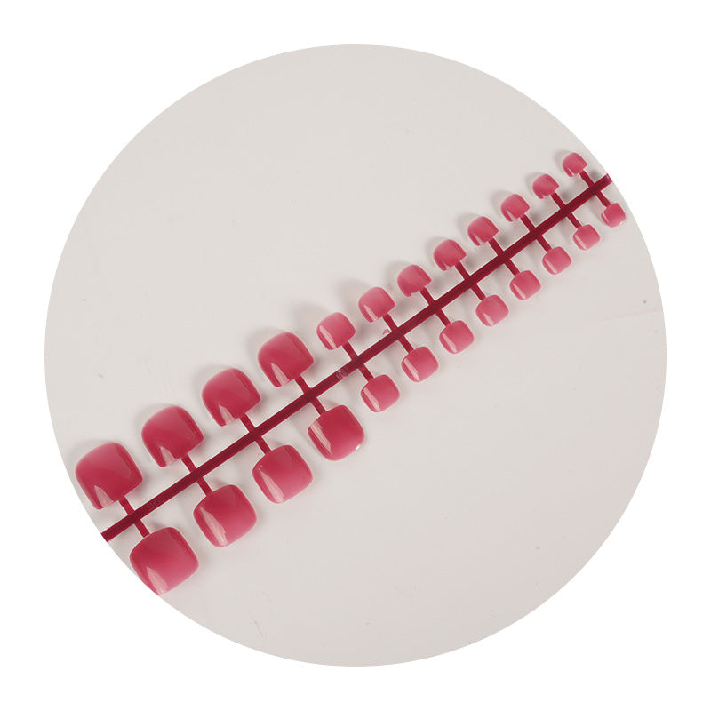Kurzes quadratisches Press-On-Nagelset Karnz