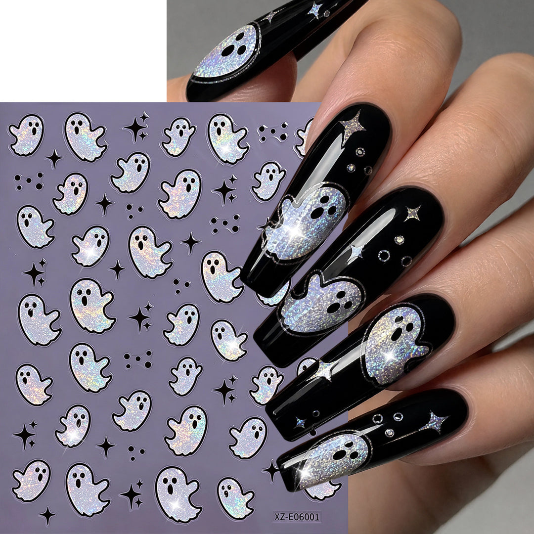Halloween-Themen Nagelkunst Aufkleber Set  1791507032
