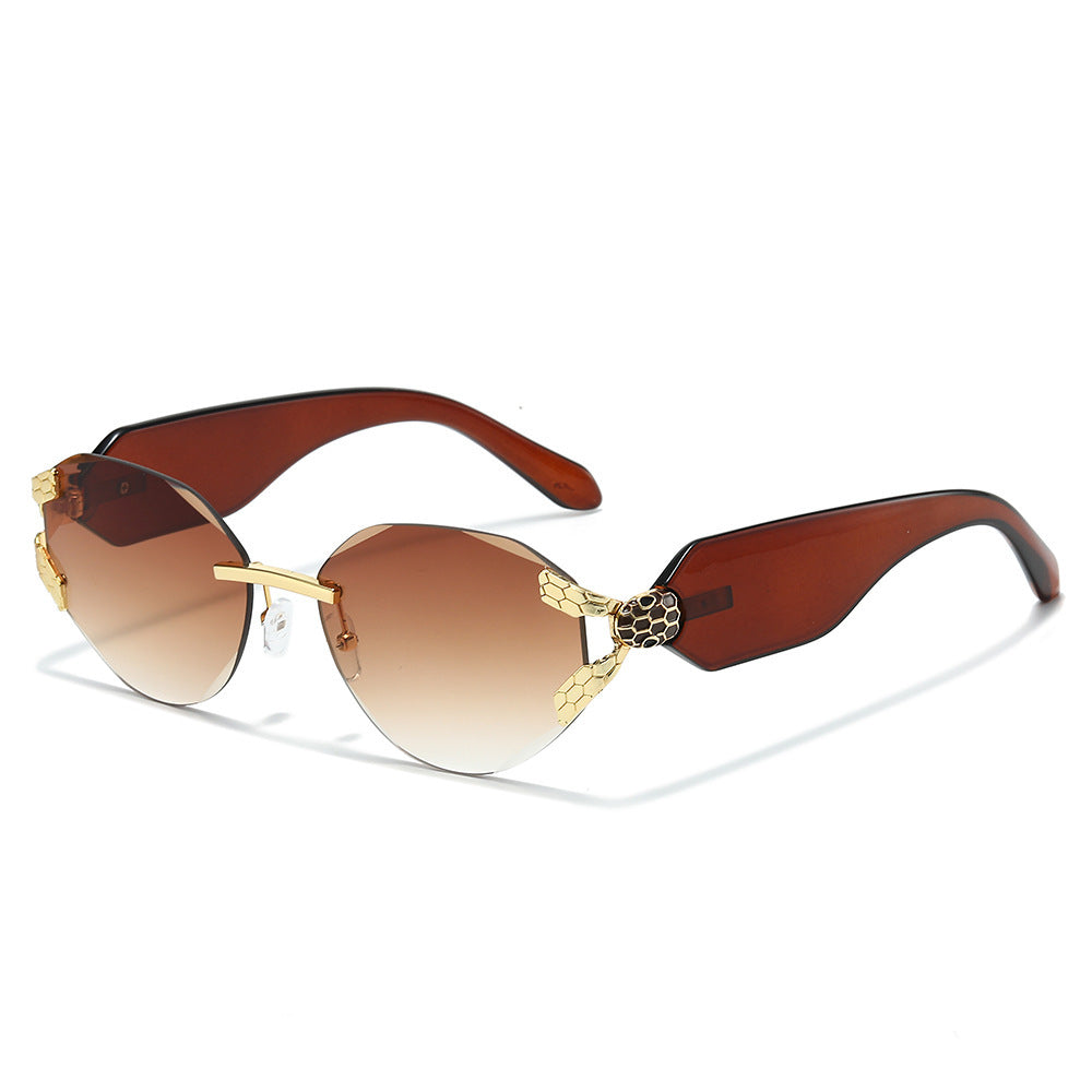 Elegante Katzenaugen-Sonnenbrille mit einzigartigem Design Karnz